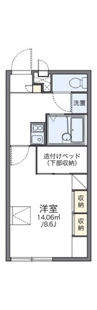 レオパレスＤｒｅａｍの物件間取画像